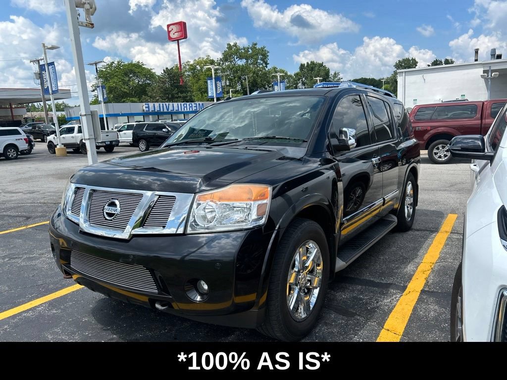 Used 2014 Nissan Armada Platinum w/ 2nd Row Captain Seat Package RWD image 1