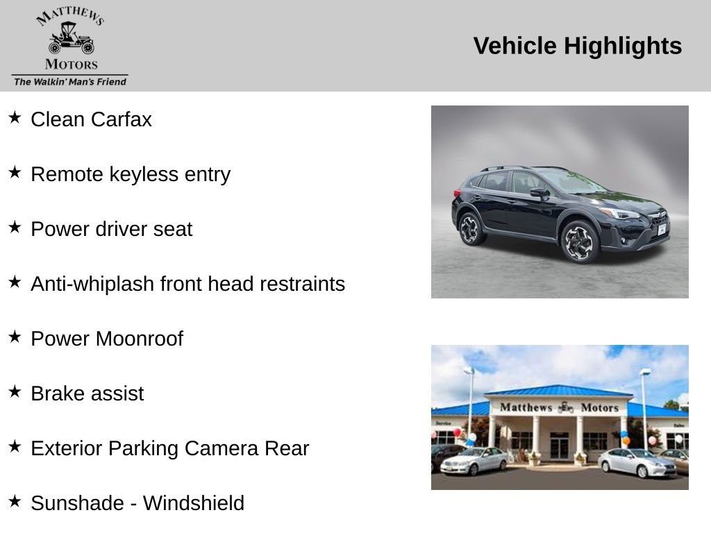 Used 2023 Subaru Crosstrek 2.5i Limited w/ Moonroof Package image 14