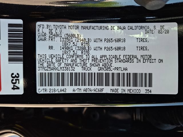 Used 2020 Toyota Tacoma Limited AWD/4WD image 27