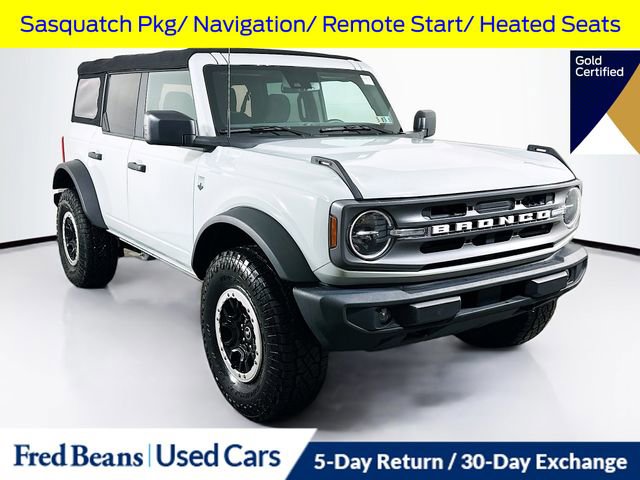 Certified 2022 Ford Bronco Big Bend w/ Sasquatch Package image 1