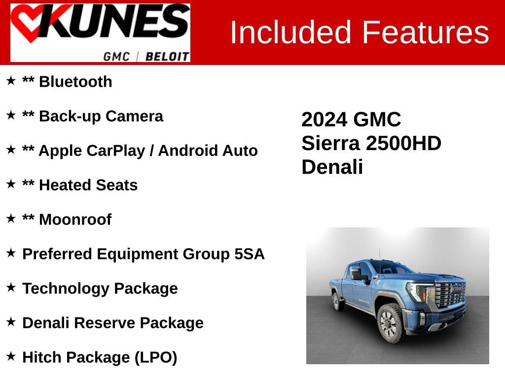 Used 2024 GMC Sierra 2500 Denali w/ Denali Reserve Package image 2