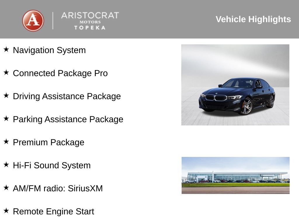 Used 2023 BMW 330i xDrive Sedan w/ Premium Package AWD/4WD image 2