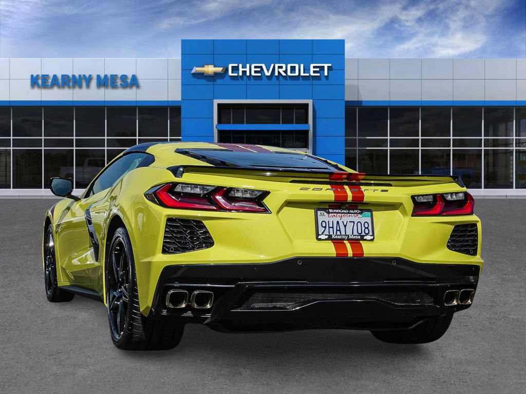 Used 2023 Chevrolet Corvette Stingray Coupe w/ Engine Appearance Package RWD image 4