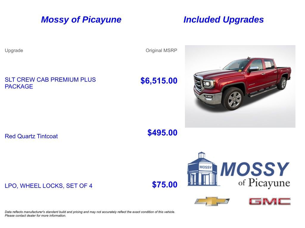 Certified 2018 GMC Sierra 1500 SLT image 7