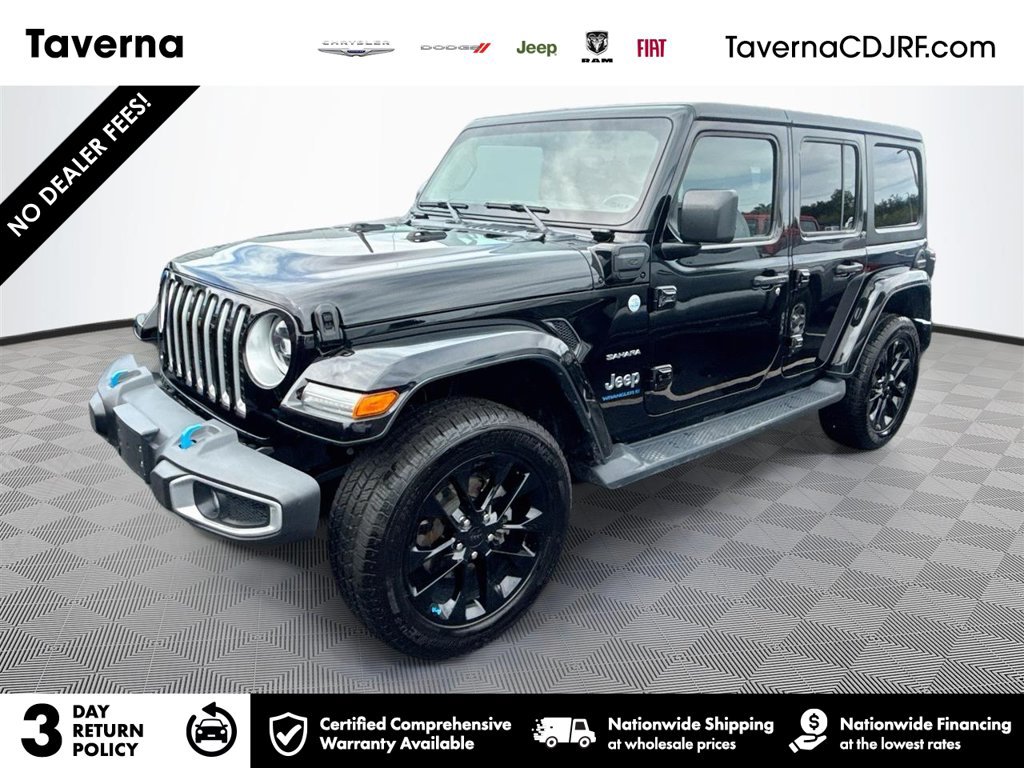 Certified 2023 Jeep Wrangler Unlimited Sahara w/ Cold Weather Group AWD/4WD image 1