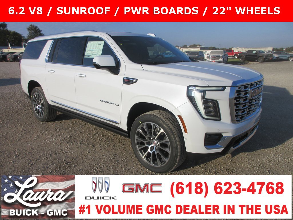 New 2026 GMC Yukon XL Denali w/ Sun & Power Step Package