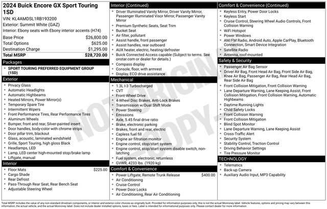 Certified 2024 Buick Encore GX Sport Touring image 2