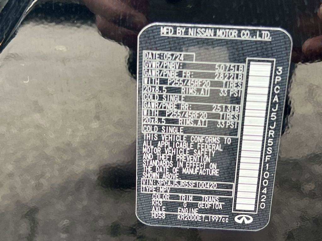 Used 2025 INFINITI QX55 Luxe w/ Cargo Package image 28