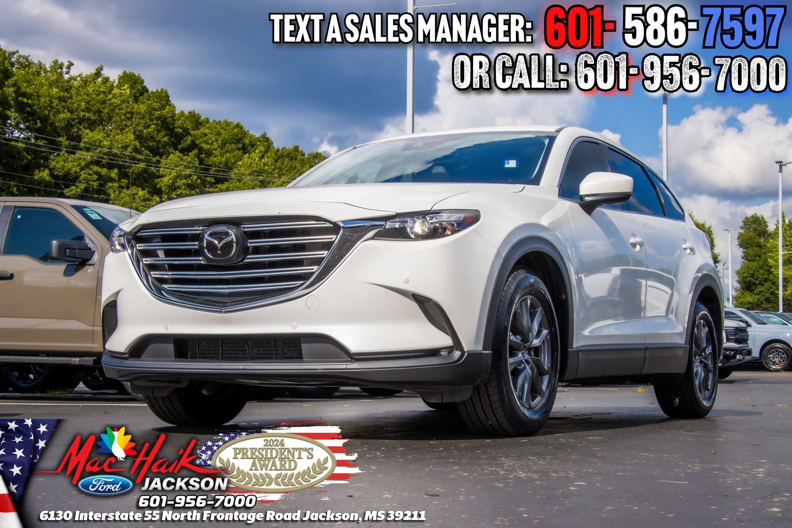 Used 2021 MAZDA CX-9 Touring w/ Touring Premium Package FWD image 3