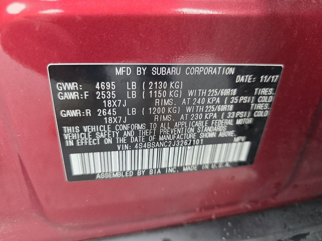 Used 2018 Subaru Outback 2.5i Limited image 38