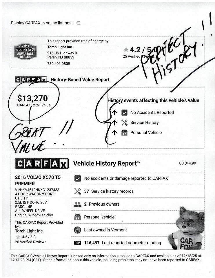 Used 2016 Volvo XC70 T5 Premier w/ Proximity Package image 21