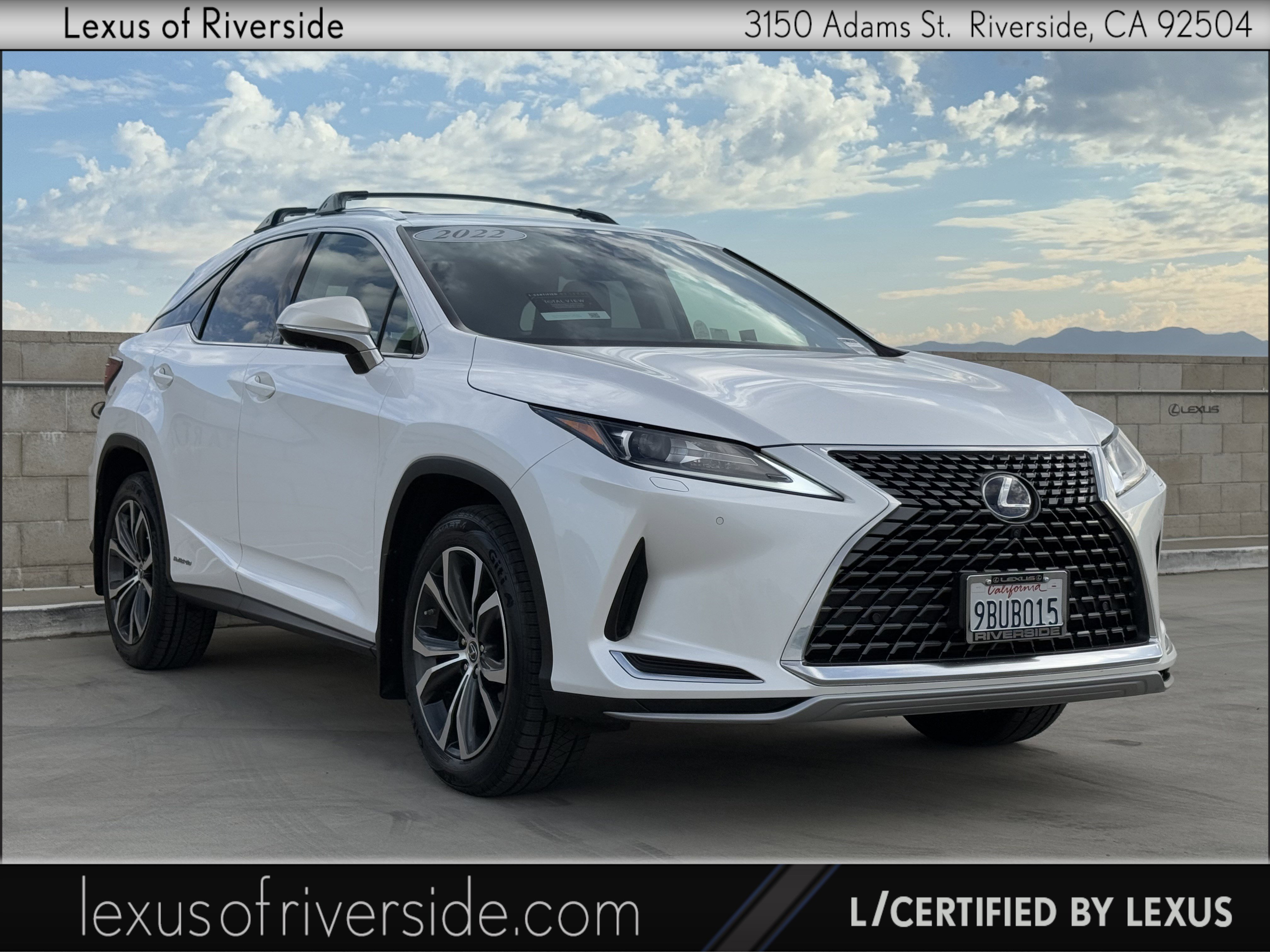 Certified 2022 Lexus RX 450h AWD w/ Premium Package