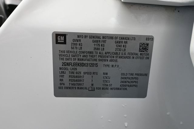 Used 2013 Chevrolet Equinox LT AWD/4WD image 43