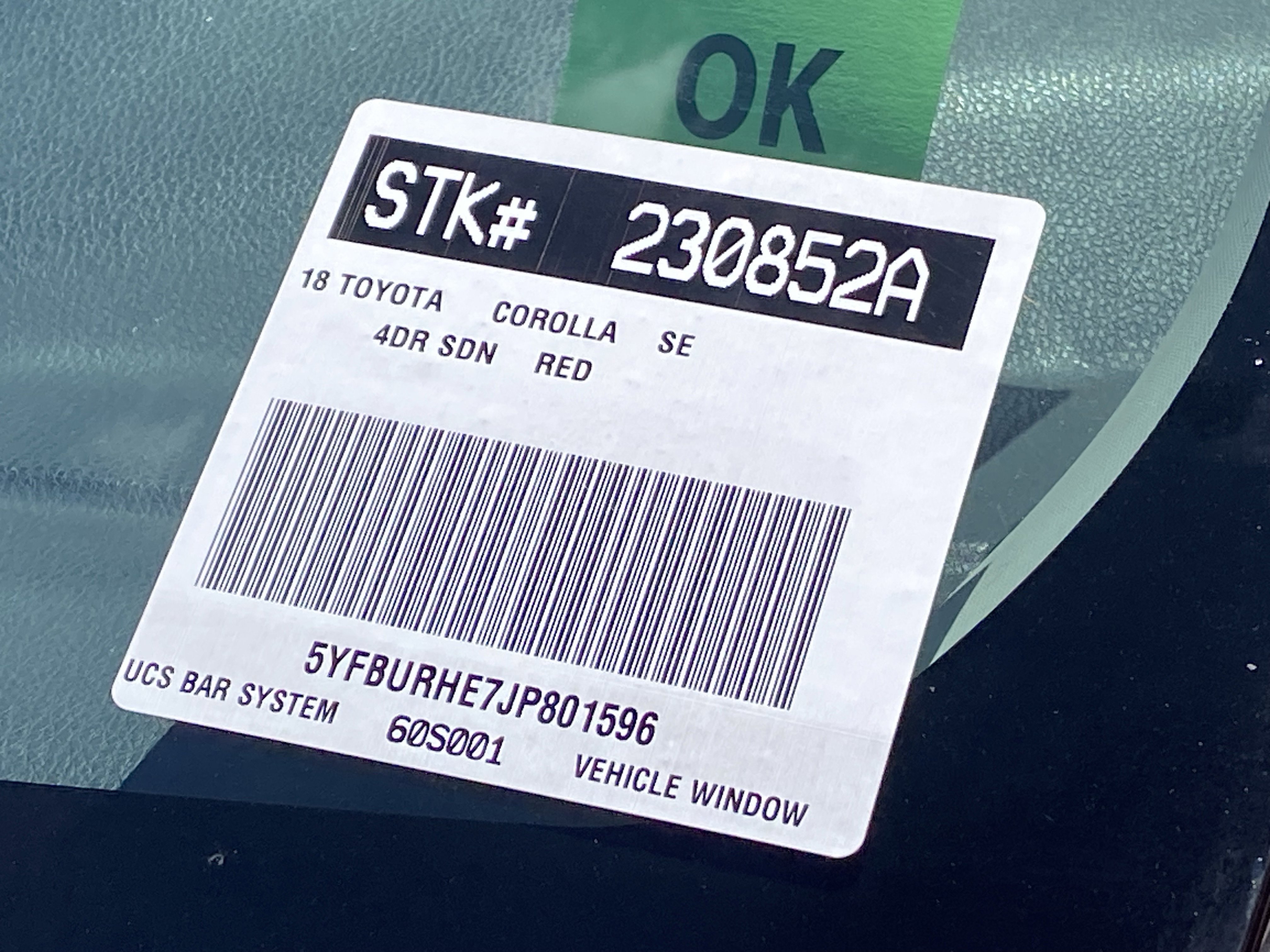 Used 2018 Toyota Corolla SE w/ Carpet Mat Package (TMS) FWD image 31