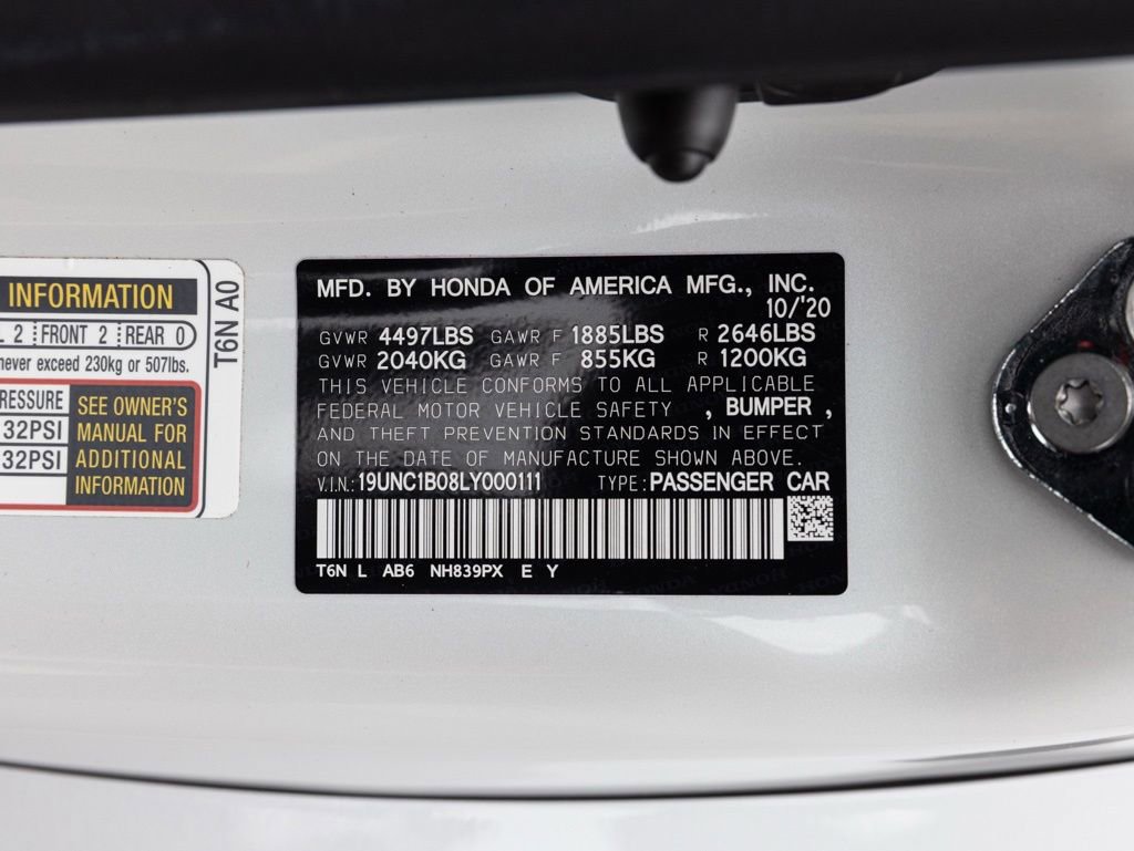Used 2020 Acura NSX AWD/4WD image 64