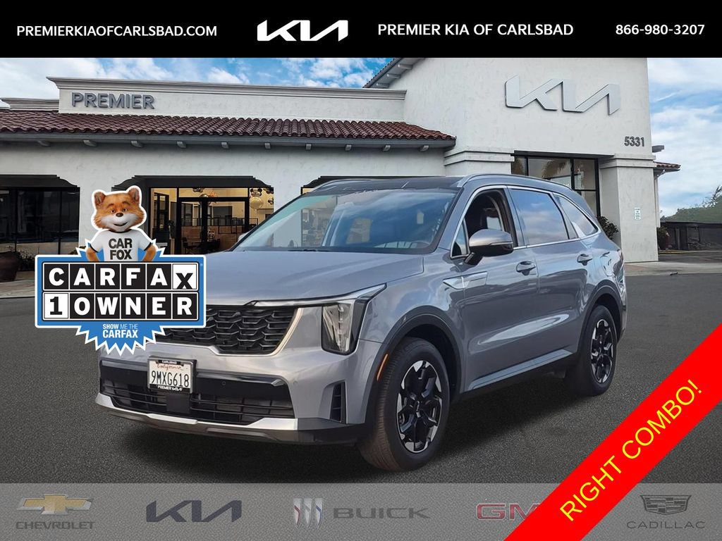 Certified 2024 Kia Sorento S w/ Panoramic Sunroof Package
