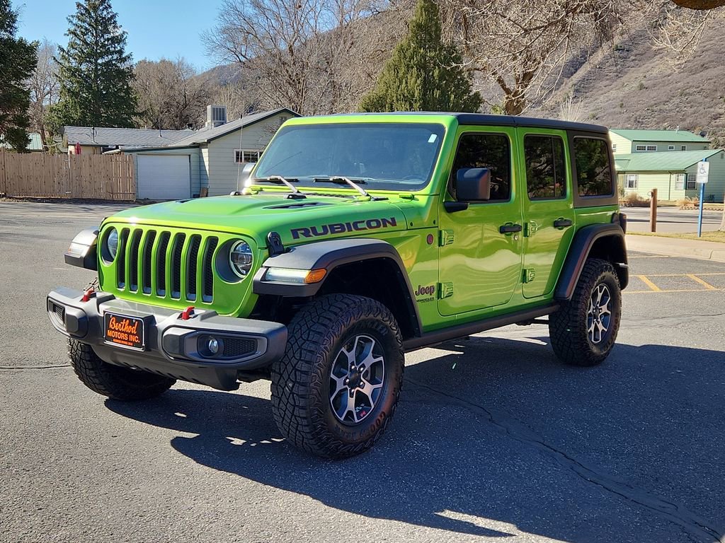 Used 2019 Jeep Wrangler Unlimited Rubicon w/ Uconnect 4C Nav & Sound Group image 2