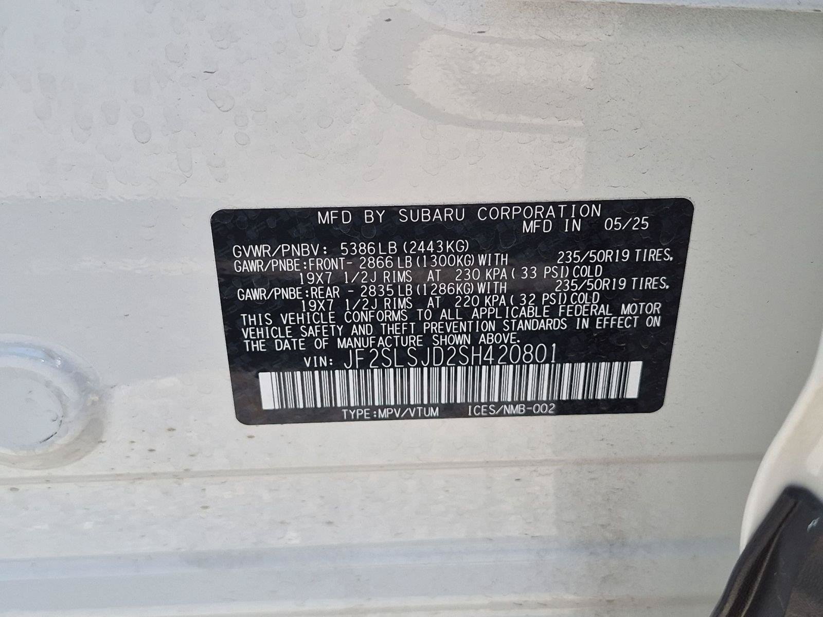 Used 2025 Subaru Forester Sport w/ Protection Package (1PH) AWD/4WD image 34