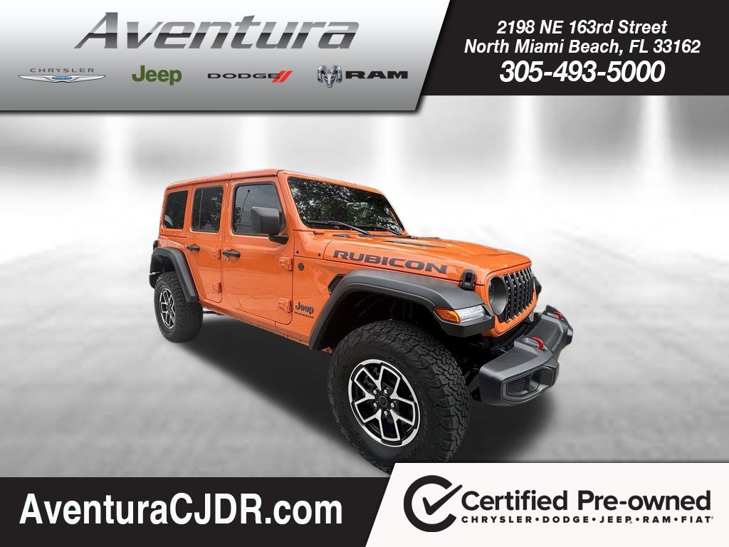 Certified 2025 Jeep Wrangler Unlimited Rubicon w/ Convenience Group