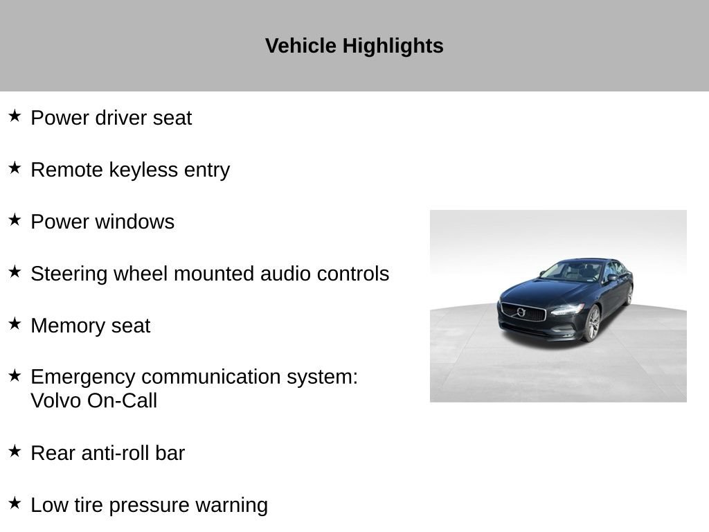 Used 2019 Volvo S90 T5 Momentum w/ Protection Package AWD/4WD image 15