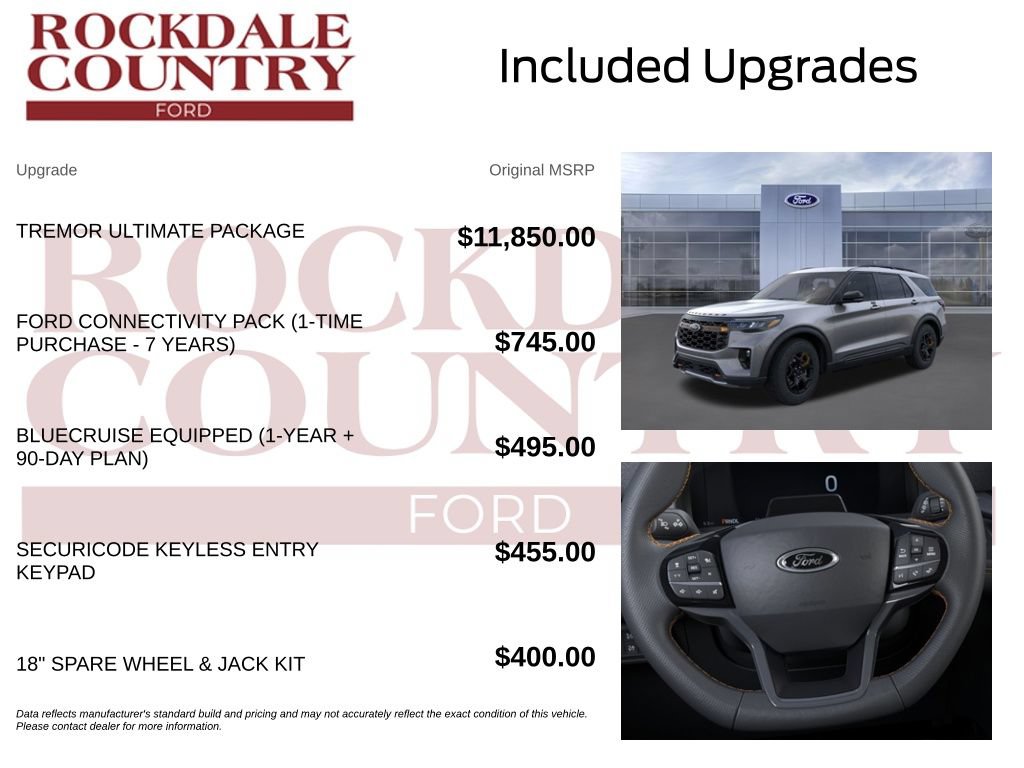 New 2026 Ford Explorer Tremor w/ Tremor Ultimate Package AWD/4WD image 10