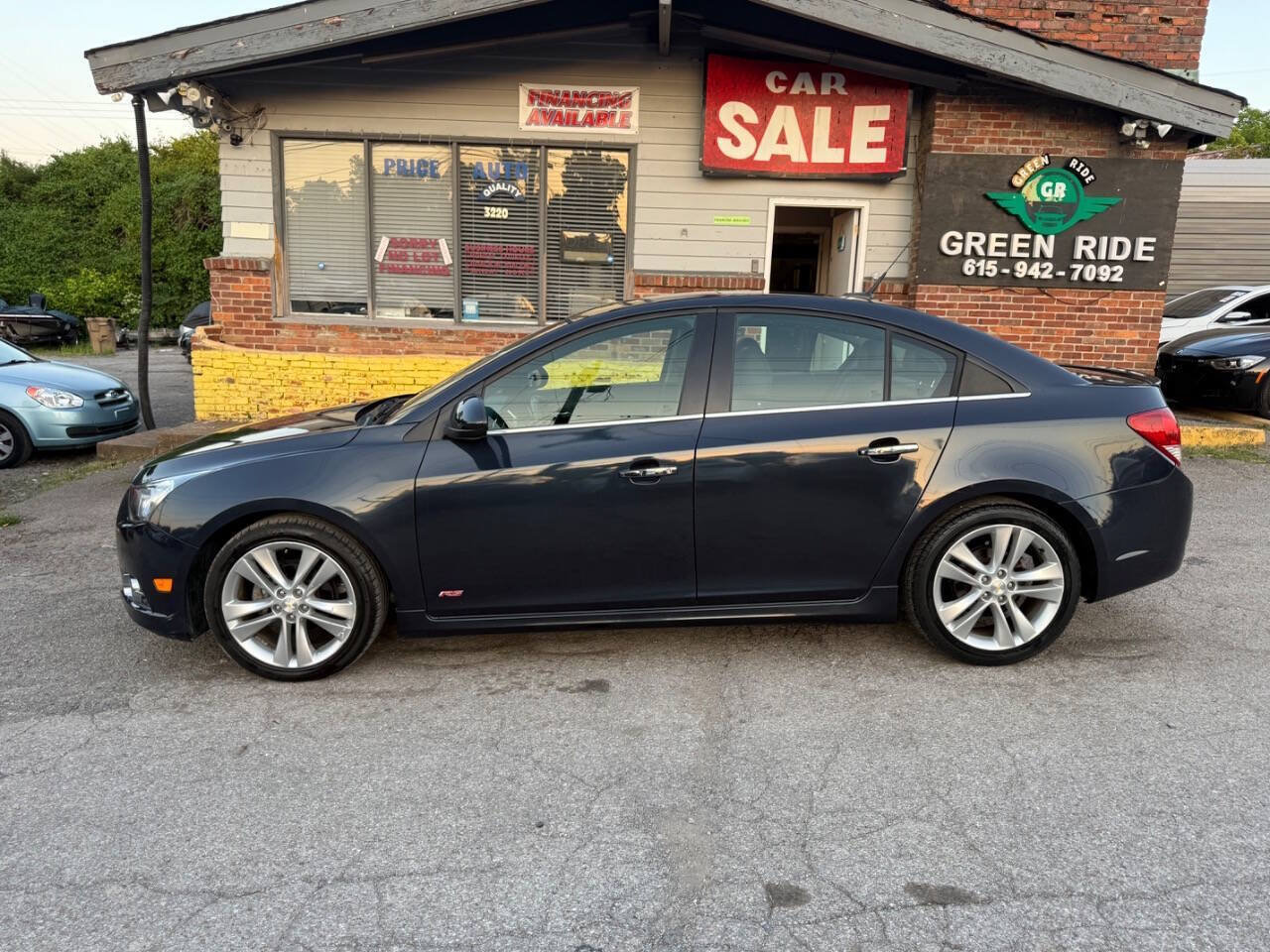 Used 2014 Chevrolet Cruze LTZ w/ Sun, Sound and Sport Package FWD image 2