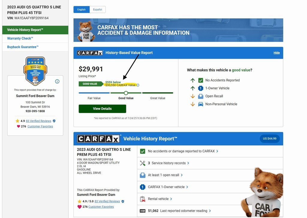 Used 2023 Audi Q5 2.0T Premium Plus image 2