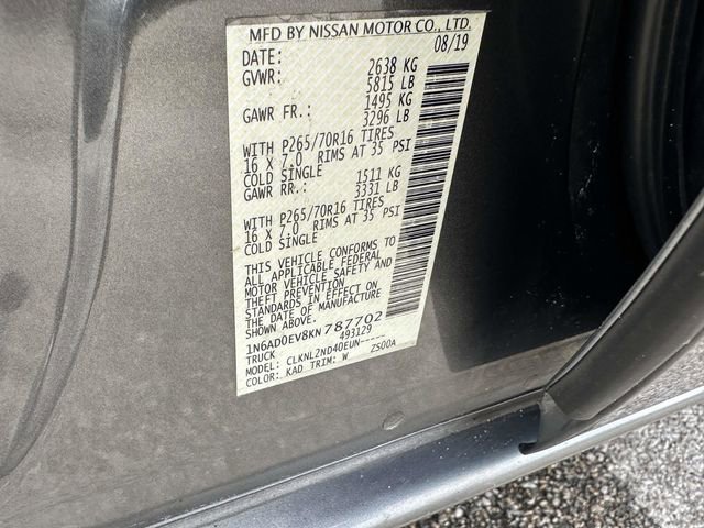 Used 2019 Nissan Frontier SV image 31