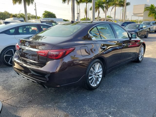 Used 2020 INFINITI Q50 Luxe w/ Cargo Package RWD image 3