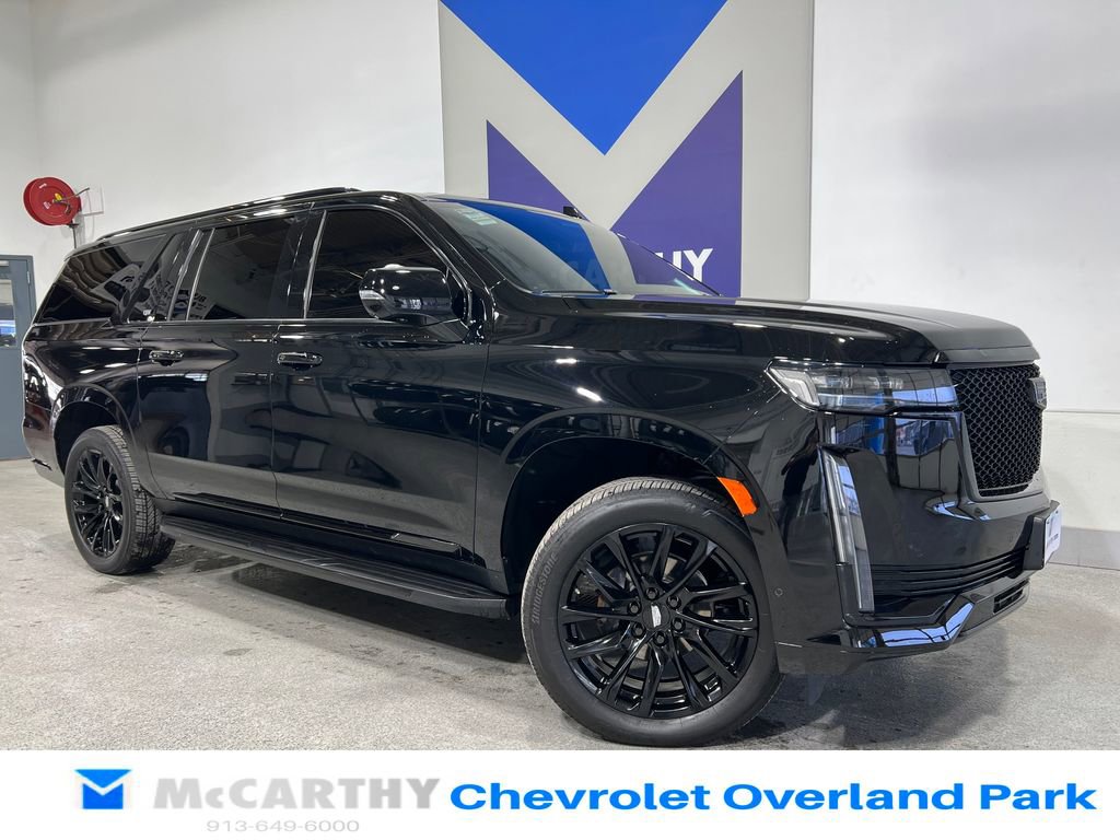 Used 2021 Cadillac Escalade ESV Sport Platinum w/ LPO, ONYX Package image 1