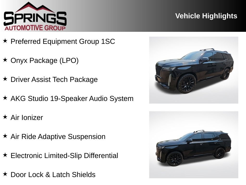 Used 2021 Cadillac Escalade Sport w/ Driver Assist Tech Package AWD/4WD image 2