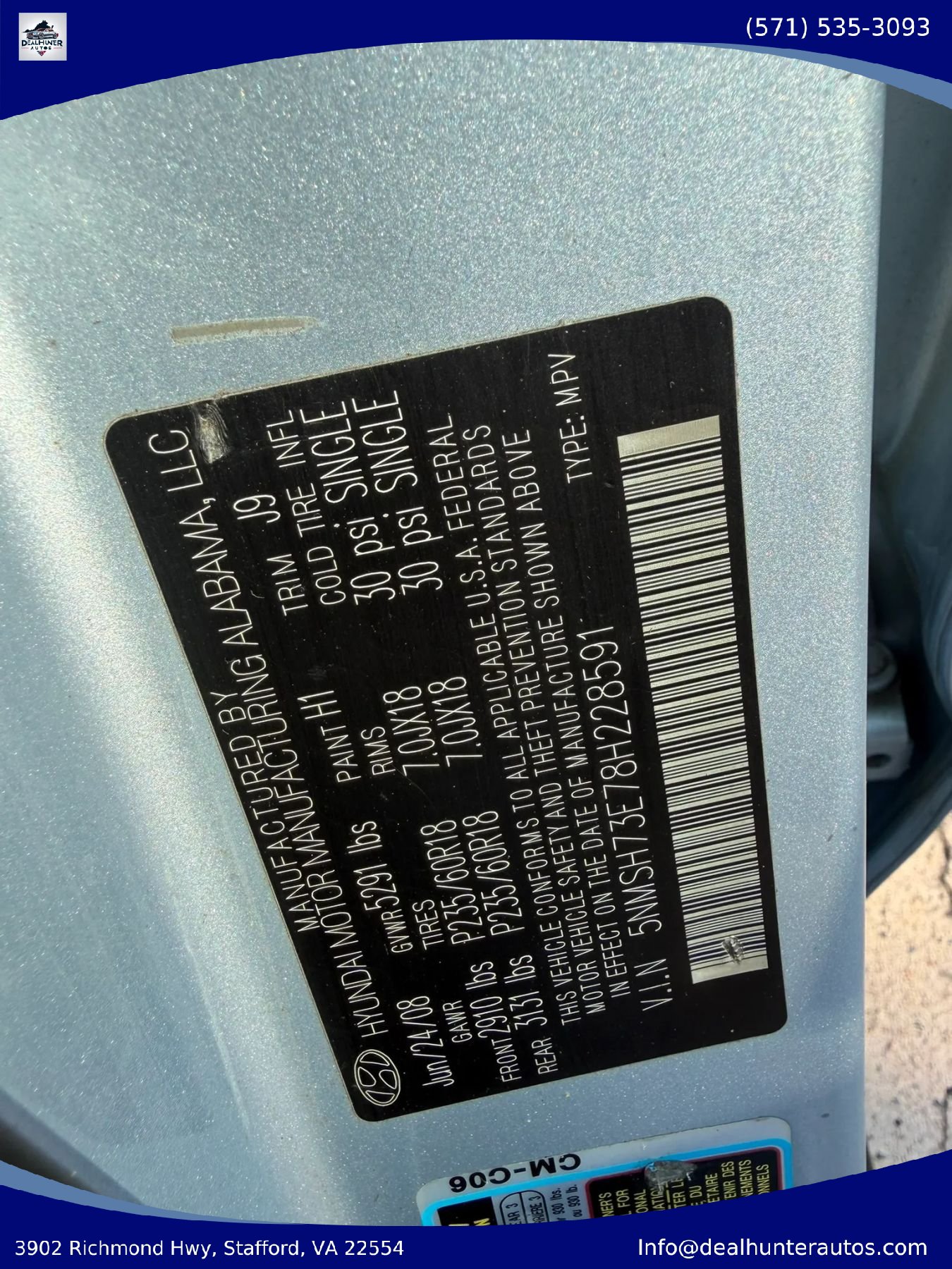 Used 2008 Hyundai Santa Fe SE AWD/4WD image 34