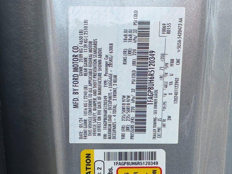 Used 2024 Ford Mustang Premium RWD image 28