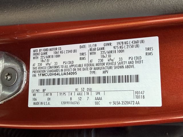 Used 2020 Ford Escape SEL FWD image 35