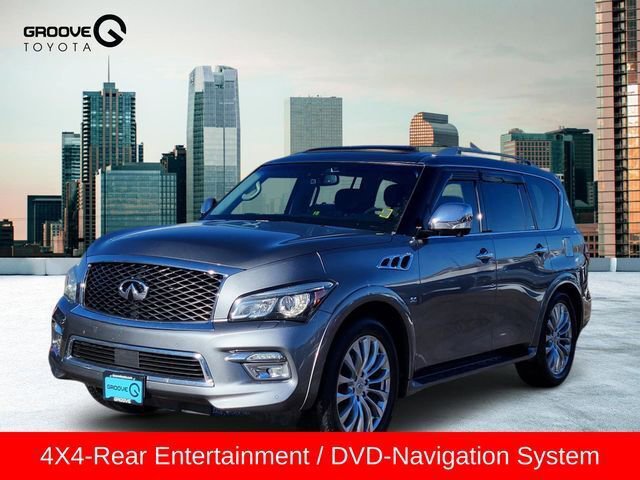 Used 2016 INFINITI QX80 4WD w/ Deluxe Technology Package
