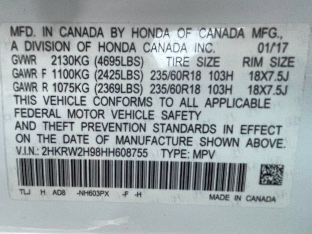 Used 2017 Honda CR-V Touring image 30