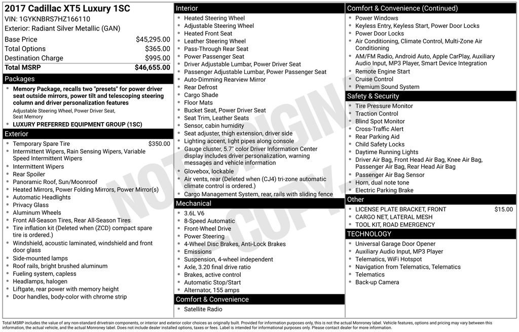 Used 2017 Cadillac XT5 Luxury image 4