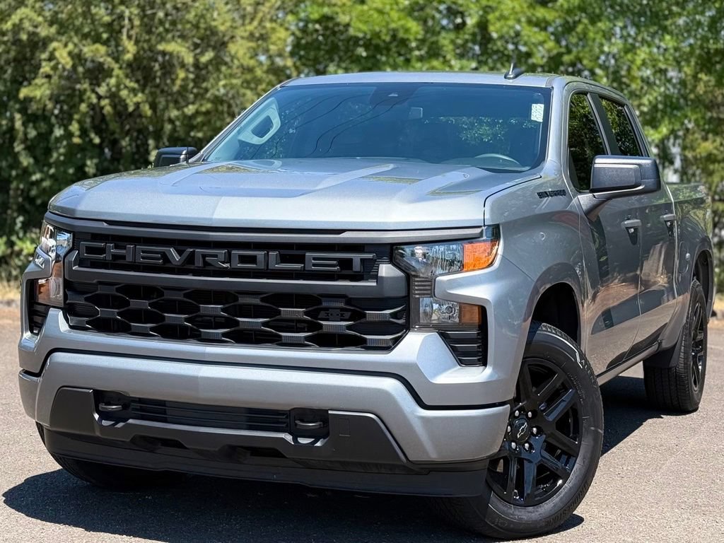 Used 2024 Chevrolet Silverado 1500 Custom w/ LPO, Dark Essentials Package AWD/4WD image 1