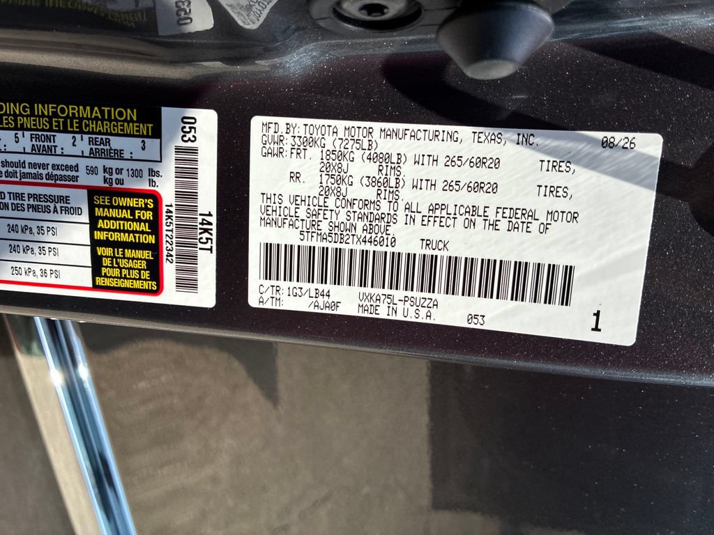 New 2026 Toyota Tundra 1794 Edition AWD/4WD image 36