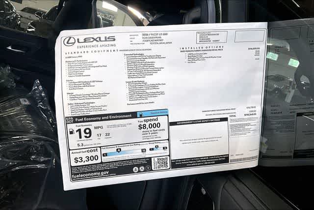 New 2026 Lexus LX 600 4WD w/ Accessory Package (2T) image 13