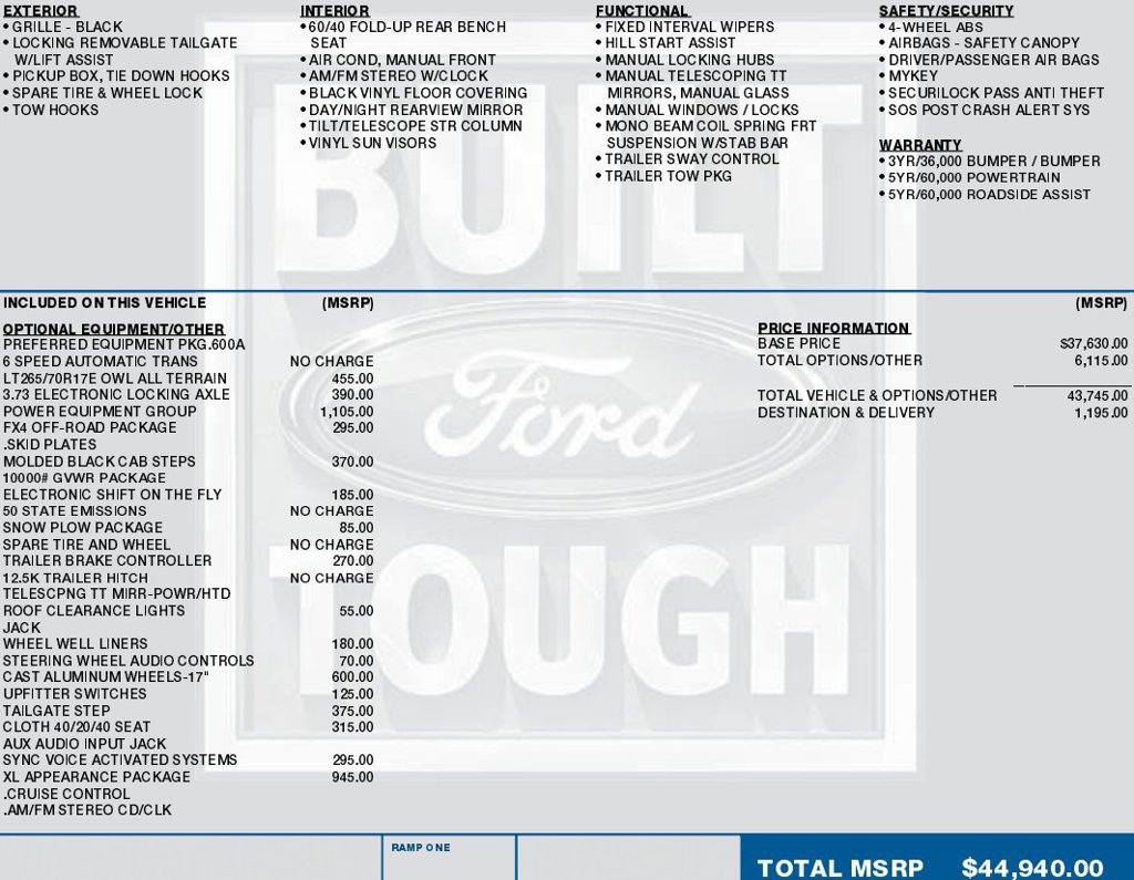 Used 2015 Ford F250 XL w/ Power Equipment Group AWD/4WD image 2