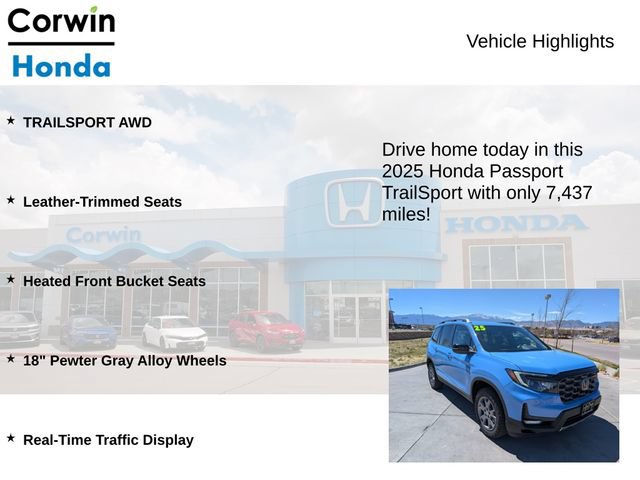 Used 2025 Honda Passport TrailSport image 6
