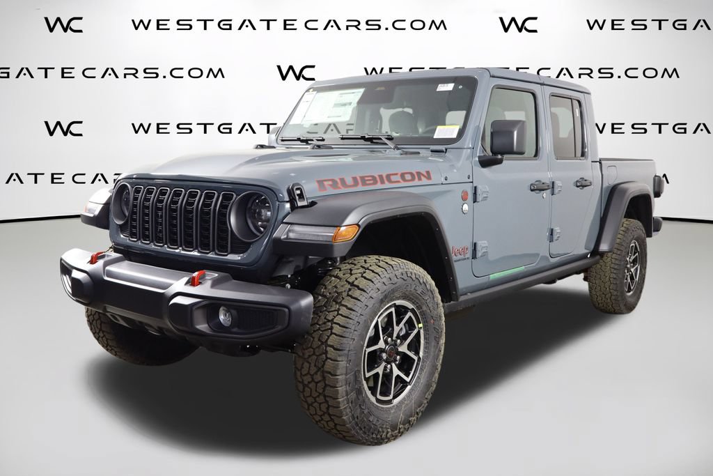 New 2026 Jeep Gladiator Rubicon w/ Steel Power Dome Hood Package AWD/4WD 360° Tour