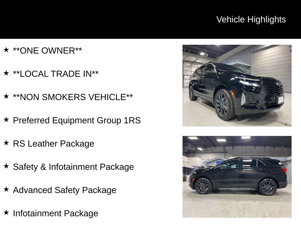 Used 2024 Chevrolet Equinox RS w/ RS Leather Package image 2