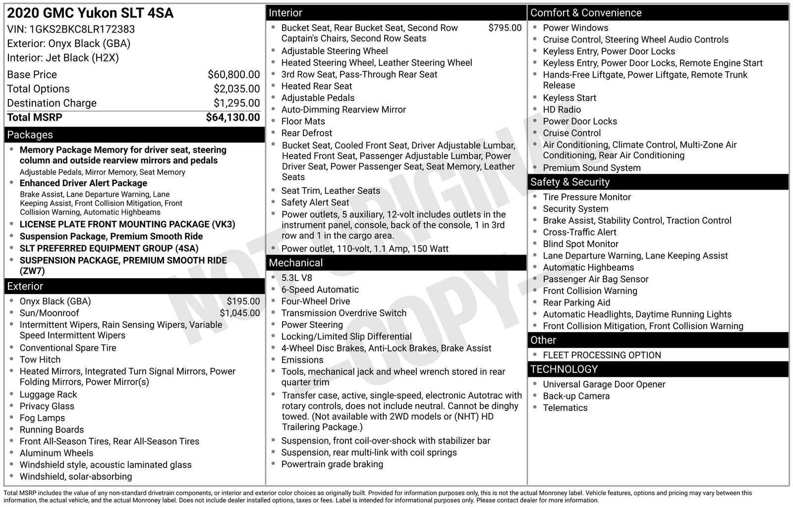 Used 2020 GMC Yukon SLT AWD/4WD image 38