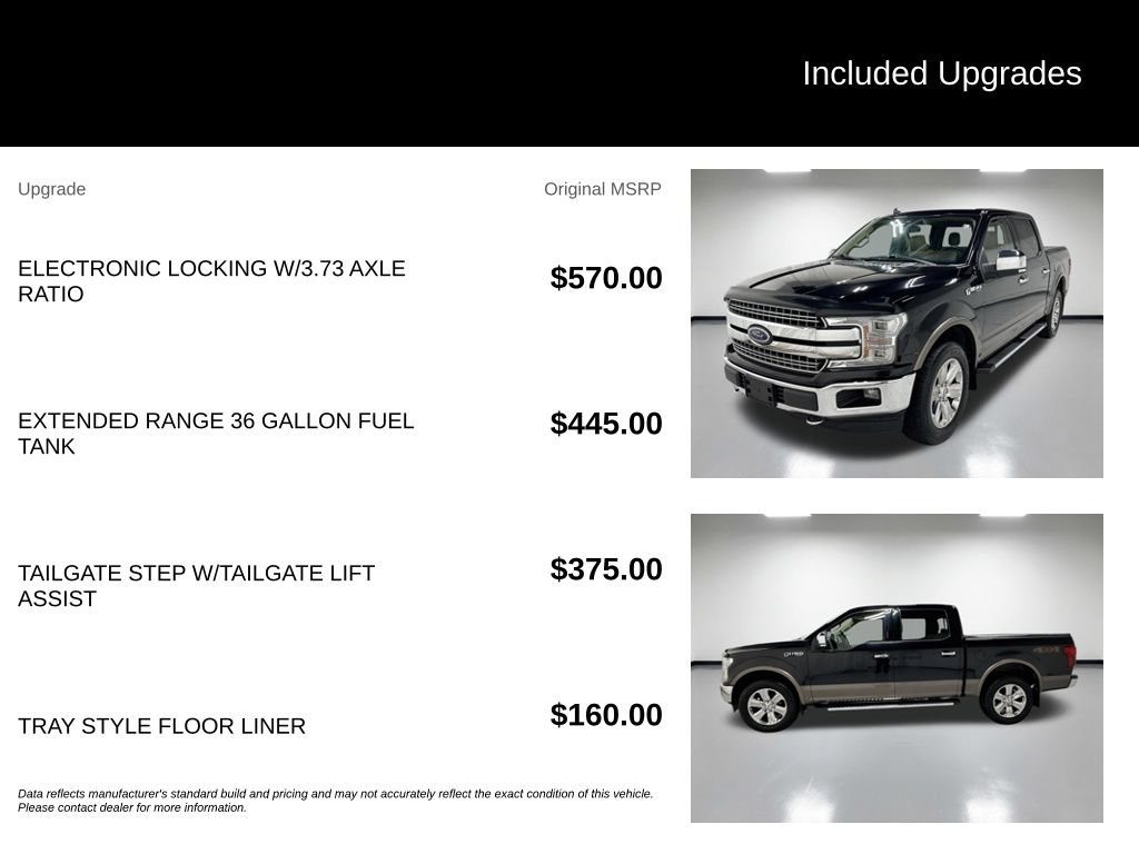 Used 2019 Ford F150 Lariat w/ Equipment Group 502A Luxury AWD/4WD image 8