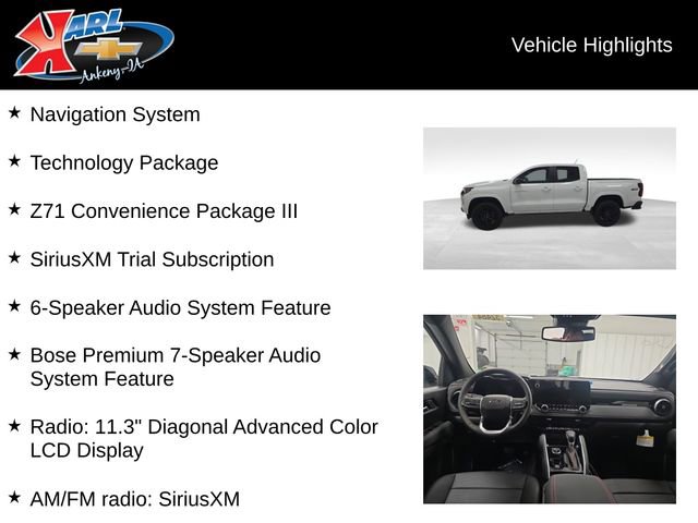 New 2025 Chevrolet Colorado Z71 w/ Technology Package video 3