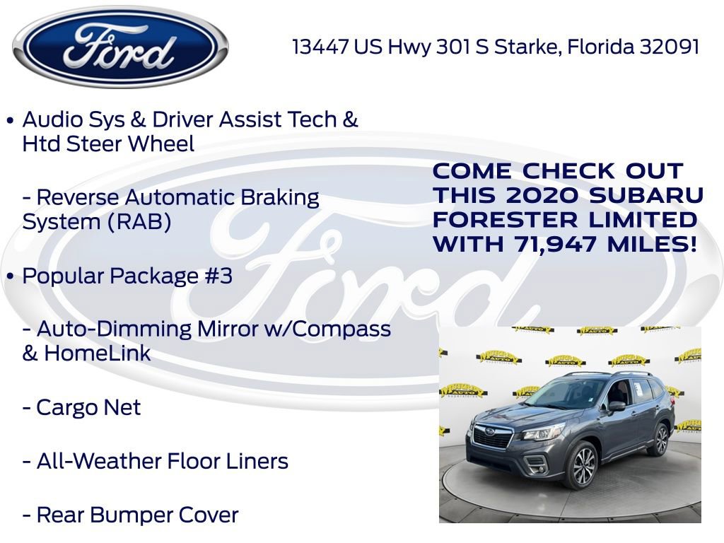 Used 2020 Subaru Forester Limited w/ Popular Package #3 AWD/4WD image 20