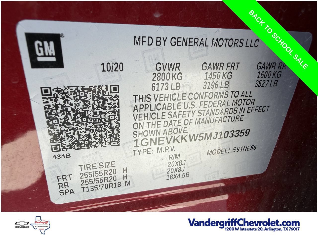 Used 2021 Chevrolet Traverse Premier w/ LPO, Floor Liner Package AWD/4WD image 28