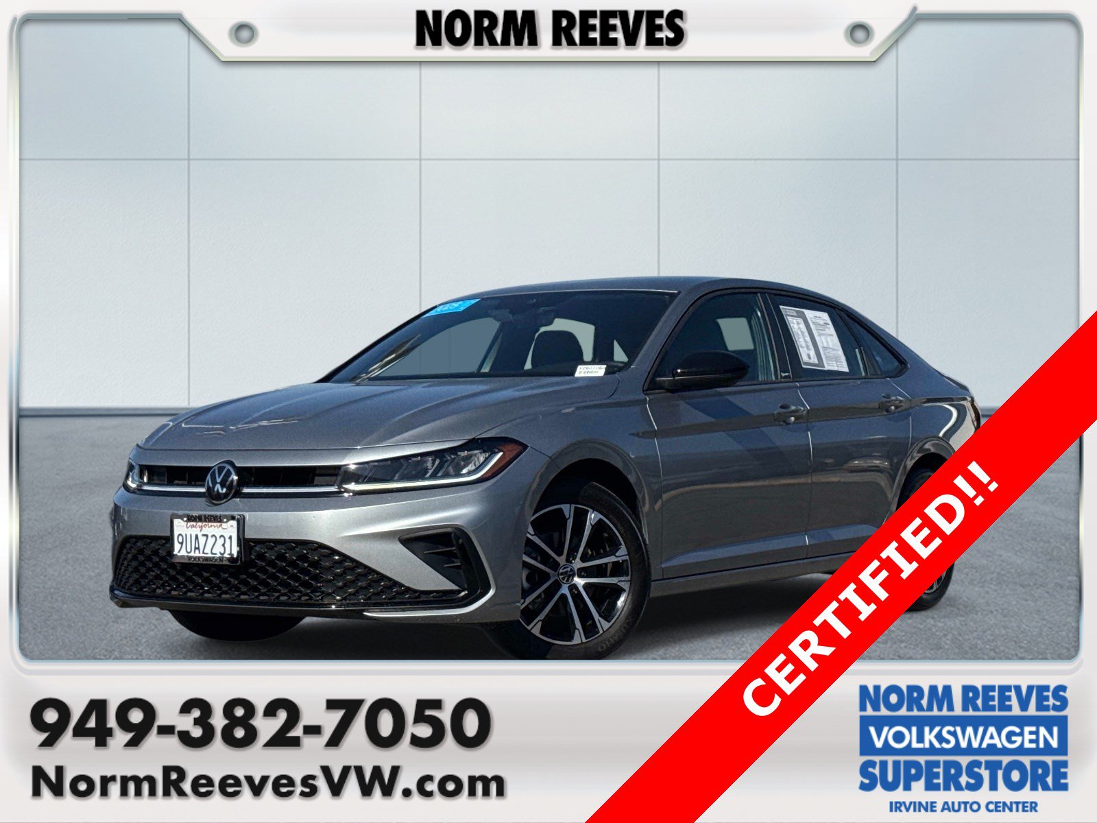 Certified 2025 Volkswagen Jetta Sport